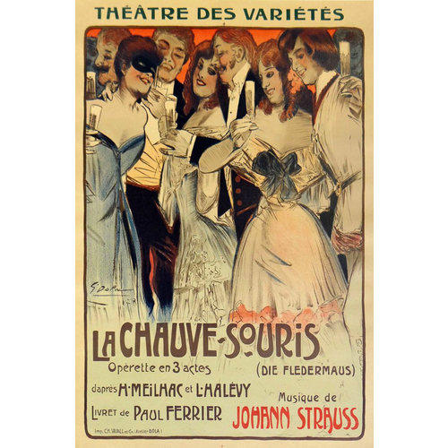 LA CHAUVE-SOURIS THEATRE POSTER