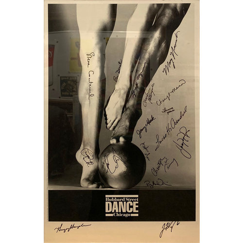 HUBBARD STREET DANCE SIGNED POSTER HUBBARD STREET DANCE SIGNED POSTER