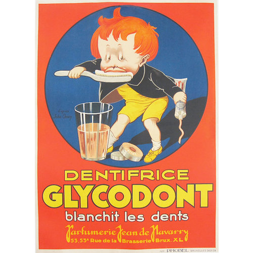 Onwy, John DENTIFRICE GLYCODONT POSTER Onwy, John DENTIFRICE GLYCODONT POSTER