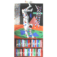 HOCKNEY PARADE METROPOLITAN OPERA 1982 LIMITED EDITION FRAMED POSTER