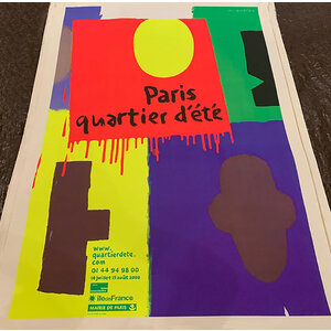 PARIS QUARTIER D'ETE 2008 POSTER