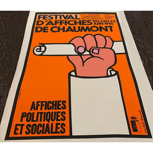 FESTIVAL D'AFFICHES DE CHAUMONT 1995 POSTER