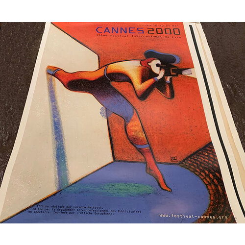 CANNES FILM FESTIVAL 2000 POSTER