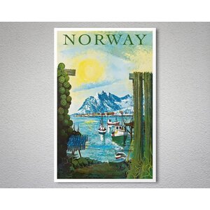 NORWAY TRAVEL POSTER NORWAY TRAVEL POSTER