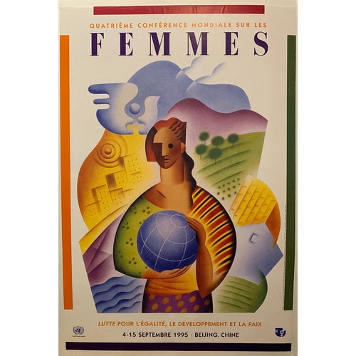 FEMMES INTERNATIONAL WOMENS CONFERENCE BEIJING 1995 POSTER