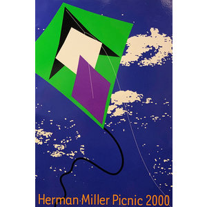 HERMAN MILLER 2000 PICNIC KITE POSTER