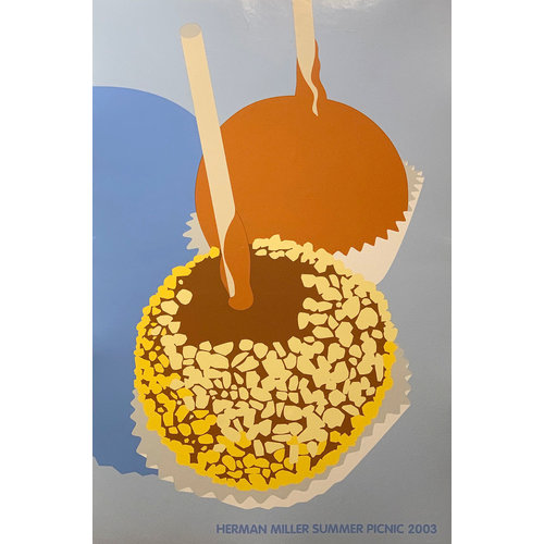 HERMAN MILLER 2003 PICNIC CARAMEL APPLE POSTER HERMAN MILLER 2003 PICNIC CARAMEL APPLE POSTER