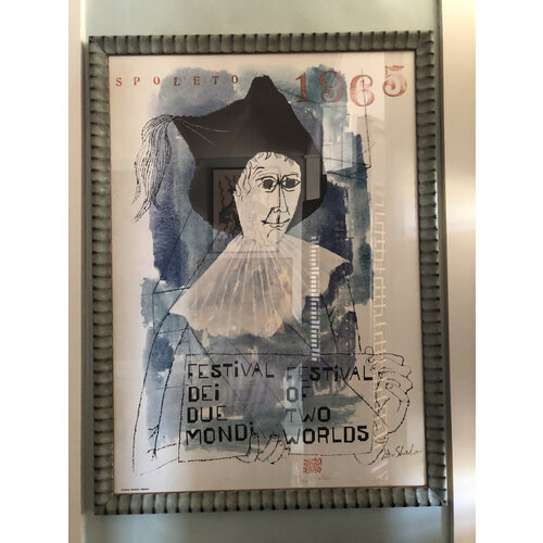 Shahn, Ben SPOLETO 1965 SIGNED BEN SHAHN POSTER Shahn, Ben SPOLETO 1965 SIGNED BEN SHAHN POSTER