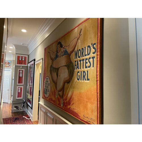WORLDS FATTEST GIRL SNAP WYATT CIRCUS POSTER