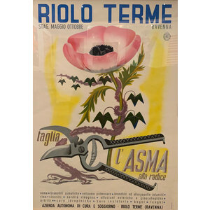 RIOLO TERME ASTHMA SPA POSTER