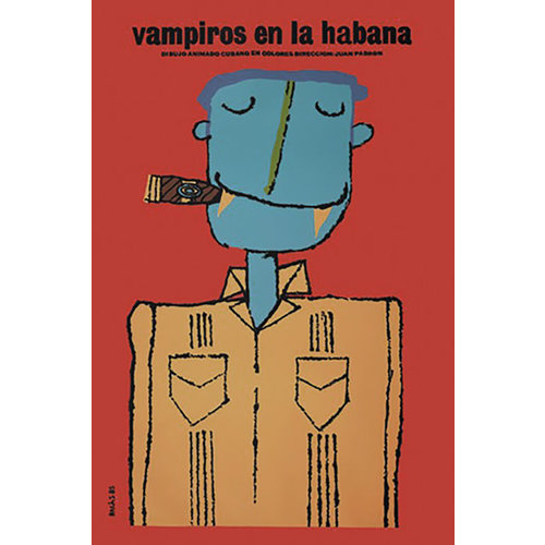 VAMPIROS EN LA HABANA CUBAN POSTER BACHS VAMPIROS EN LA HABANA CUBAN POSTER BACHS