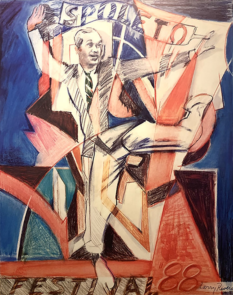 Larry Rivers Poster Spoleto 1988 Larry Rivers Poster - Type & Ink Posters