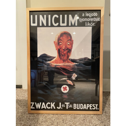 UNICUM LIQUEUR HUNGARIAN POSTER UNICUM LIQUEUR HUNGARIAN POSTER