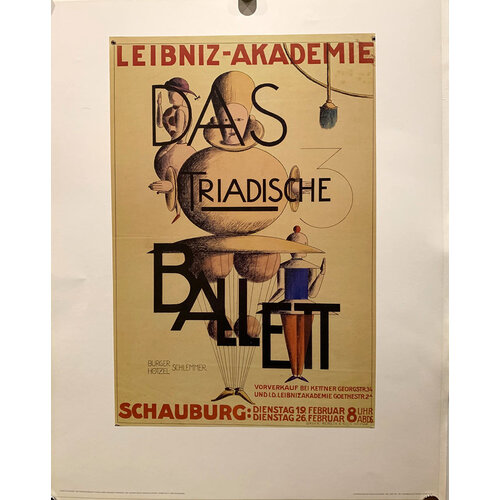 DAS TRIADISCHE BALLETT POSTER DAS TRIADISCHE BALLETT POSTER