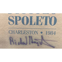 PICCOLO SPOLETO 1984 SIGNED RICHARD HAGERTY POSTER