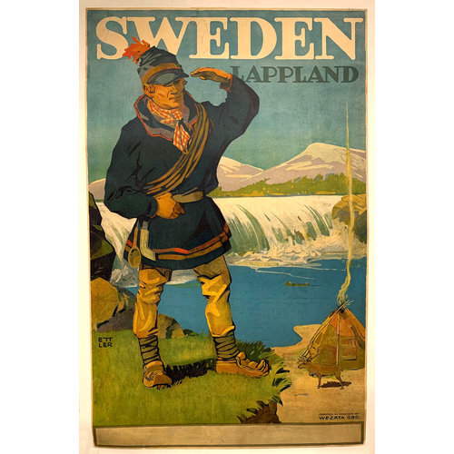 Ettler, Max SWEDEN LAPPLAND POSTER