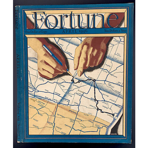 FORTUNE MAGAZINE COVER 1936 FORTUNE MAGAZINE COVER 1936