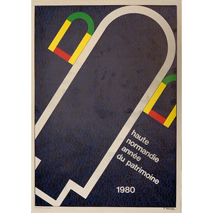 HAUTE NORMANDIE ANNEE DU PATRIMOINE POSTER