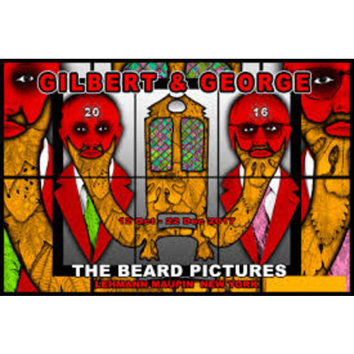 Gilbert & George GILBERT & GEORGE THE BEARD PICTURES  HORIZONTAL SIGNED POSTER