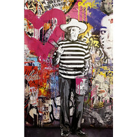 MR. BRAINWASH PICASSO WITH PAINT CAN POSTER