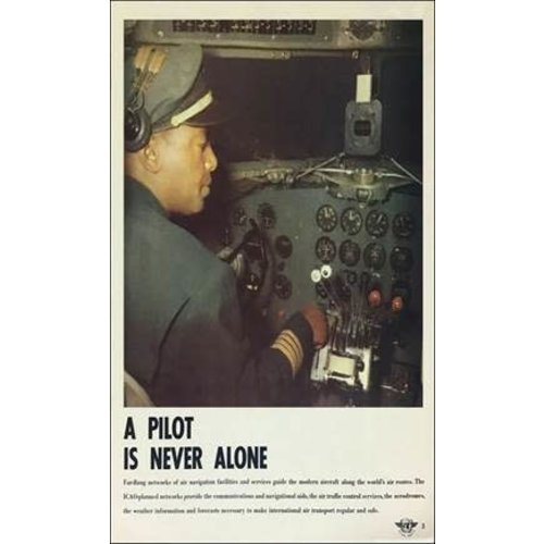A PILOT IS NEVER ALONE 1956 POSTER