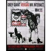 SHEPARD FAIREY OBEY GIANT VERSUS WK INTERACT POSTER