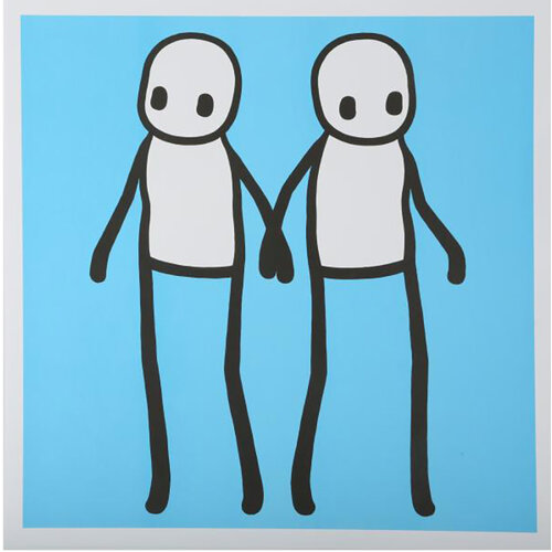Stik STIK HOLDING HANDS BLUE PRINT Stik STIK HOLDING HANDS BLUE PRINT