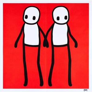 Stik STIK SIGNED HOLDING HANDS RED PRINT