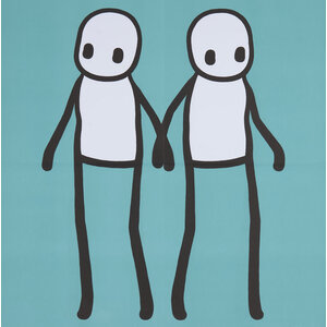 Stik STIK HOLDING HANDS TEAL PRINT