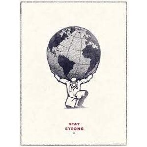 ATLAS STAY STRONG COVID AMPLIFIER POSTER BY SANDIN MEDJEDOVIC