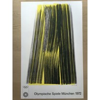 MUNICH OLYMPICS  1972 HANS HARTUNG  POSTER