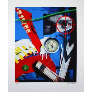 PETER KLASEN SIGNED TARGET PRINT PETER KLASEN SIGNED TARGET PRINT