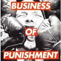 BARBARA KRUGER BUSINESS OF PUNISHMENT PRINT