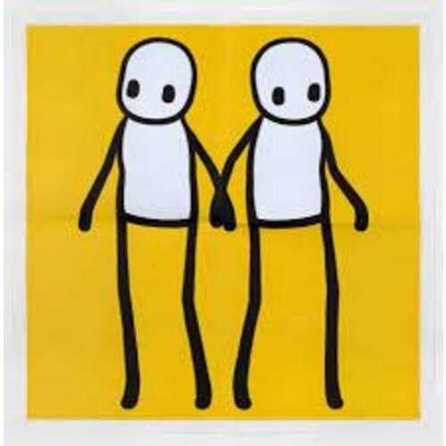 Stik STIK HOLDING HANDS YELLOW PRINT Stik STIK HOLDING HANDS YELLOW PRINT