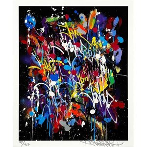 JONONE MY WORLD SIGNED SILKSCREEN PRINT JONONE MY WORLD SIGNED SILKSCREEN PRINT
