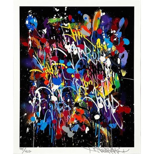 JONONE MY WORLD SIGNED AND NUMBERED SILKSCREEN PRINT JONONE MY WORLD SIGNED AND NUMBERED SILKSCREEN PRINT