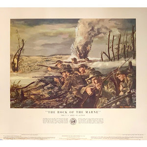 THE ROCK OF THE MARNE US ARMY WWI  POSTER
