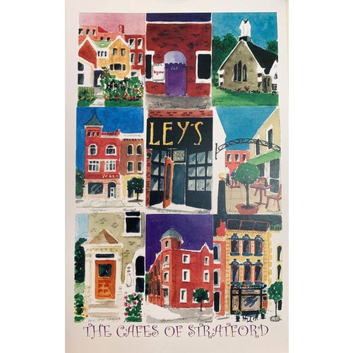 THE CAFES OF STRATFORD POSTER