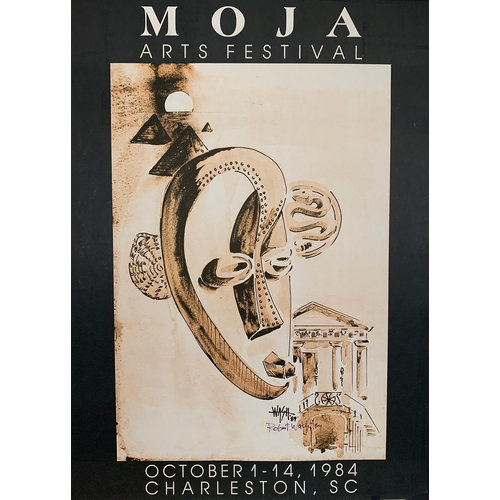 MOJA ARTS FESTIVAL SIGNED POSTER MOJA ARTS FESTIVAL SIGNED POSTER