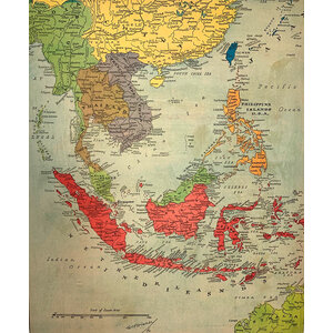 CHICAGO TRIBUNE WWII MAP ASIA PACIFIC
