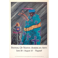 FESTIVAL OF NATIVE AMERICAN ARTS FLAGSTAFF 1986 POSTER