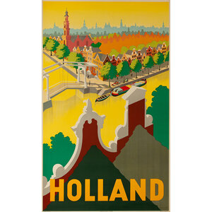 HOLLAND CANAL POSTER