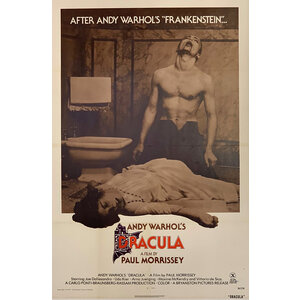 ANDY WARHOL'S DRACULA A FILM BY PAUL MORRISSEY POSTER ANDY WARHOL'S DRACULA A FILM BY PAUL MORRISSEY POSTER