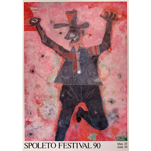 RUFFINO TAMAYO SPOLETO FESTIVAL 1990  POSTER