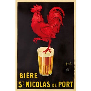 Auzolle, Marcellin BIERE ST NICOLAS DE PORT POSTER