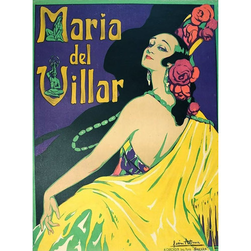 Astruc, Leon MARIA DEL VILLAR POSTER