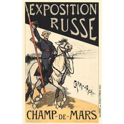 d'Ache, Caran EXPOSITION RUSSE POSTER