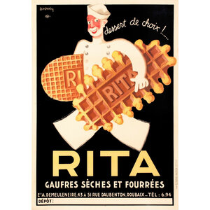 Dupin, Leon RITA WAFFLE POSTER