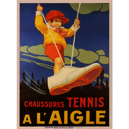 CHAUSSURES TENNIS A L' AIGLE POSTER CHAUSSURES TENNIS A L' AIGLE POSTER