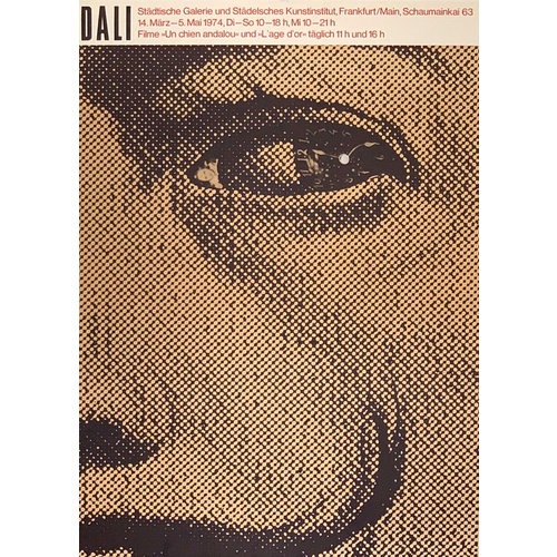 DALI STADTISCHE GALERIE POSTER DALI STADTISCHE GALERIE POSTER